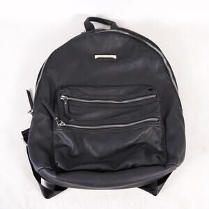 Steve Madden Black Backpack Travel Hiking Book Bag Bookbag Rucksack Satchel